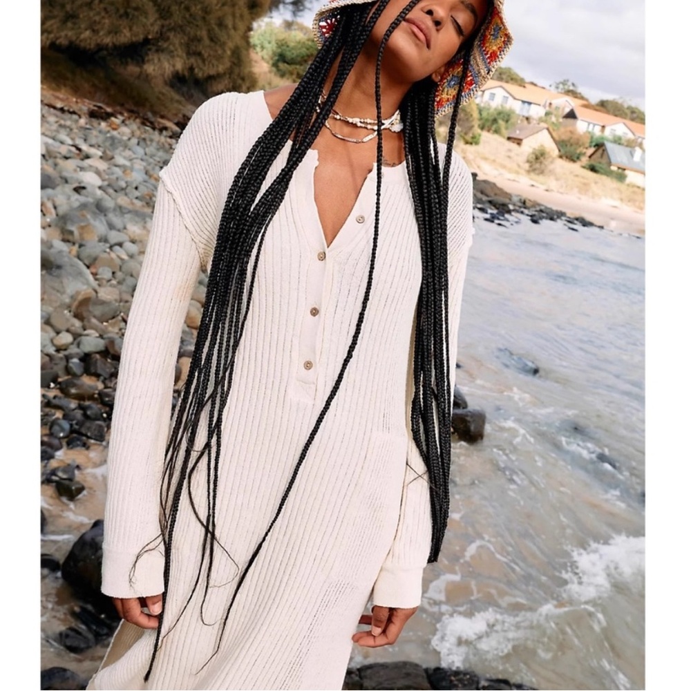 Free People Free Fall Cream Maxi Dress